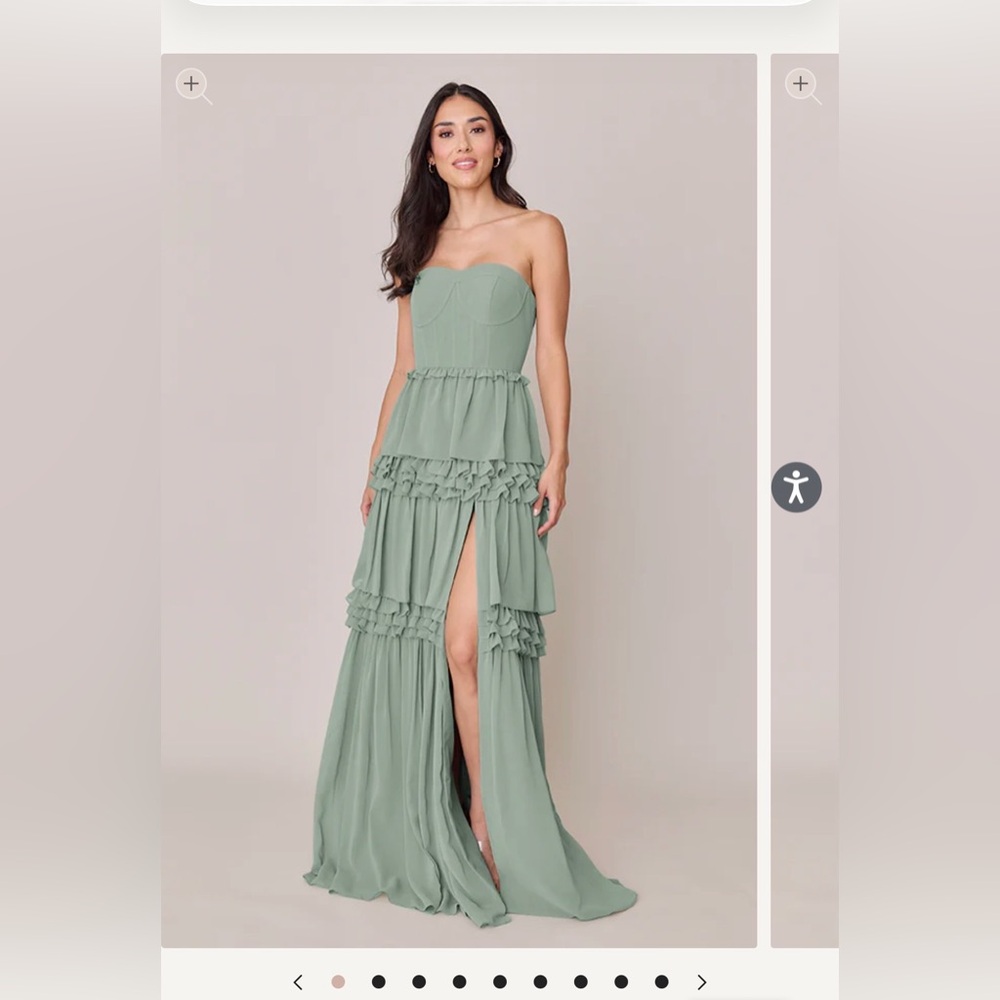 Revelry Sage Green Dress